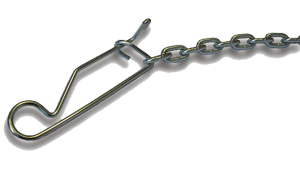 heavy duty-air brake hose support